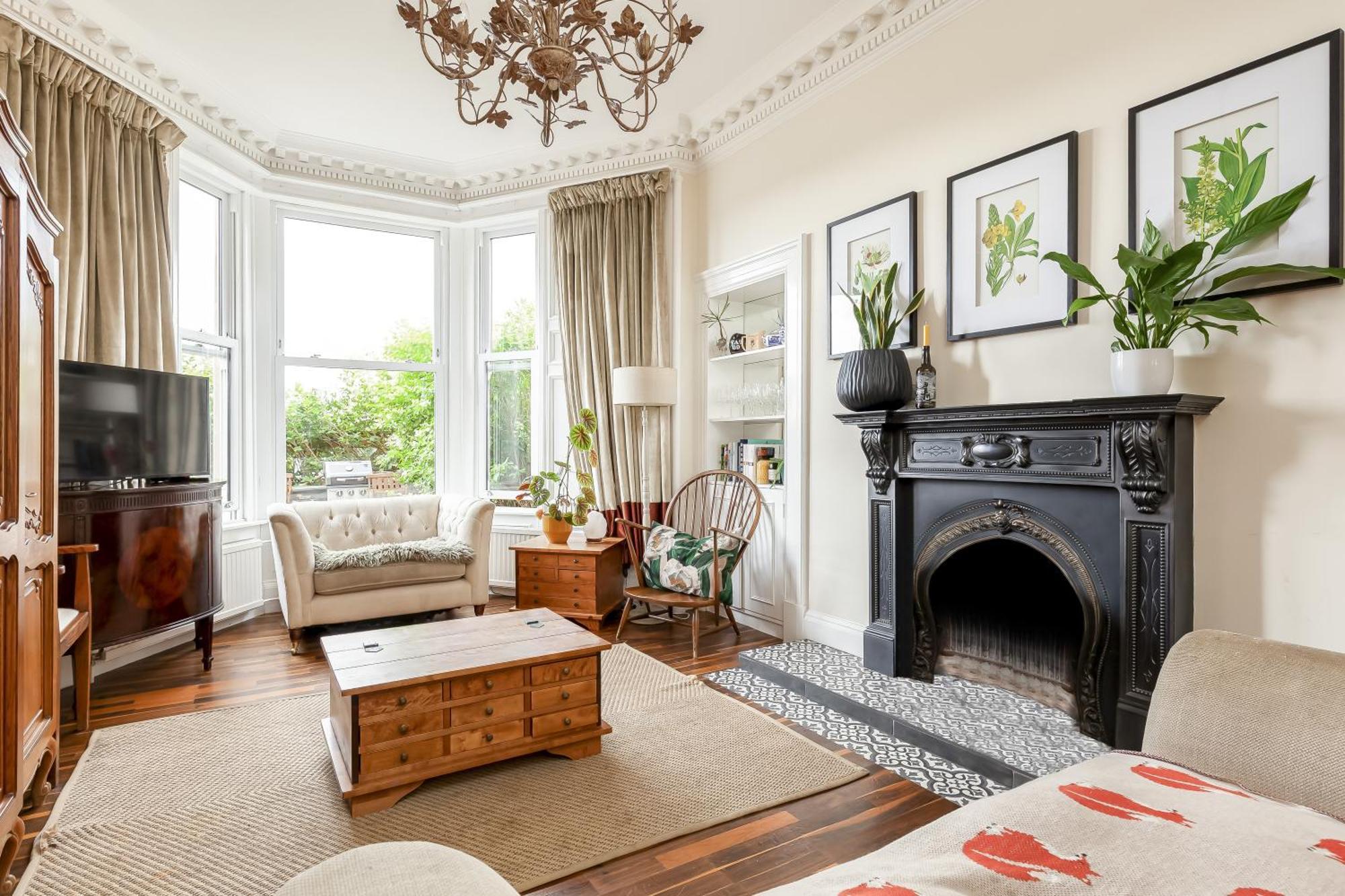 Stylish Victorian Apartment'S Close To The Botanical Gardens, Free Parking! 爱丁堡 外观 照片